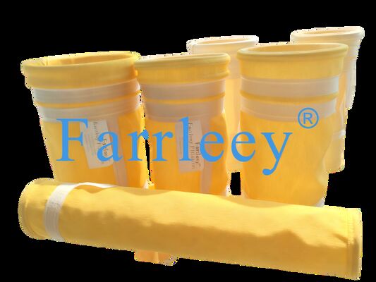Jakość  PI630G High Temperature Anti-Static Filter Bags For Industrial Baghouse Collectors fabryka
